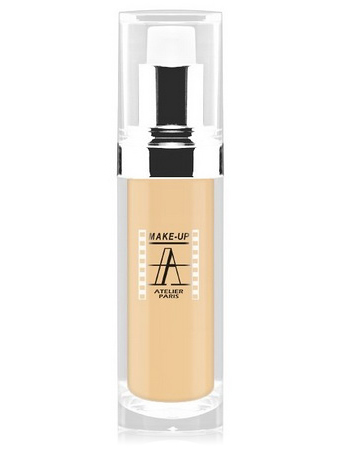 Make-Up Atelier Paris Fluid Foundation Gilded FLW1Y Yellow clear Тон-флюид водостойкий 1Y бледно-золотистый