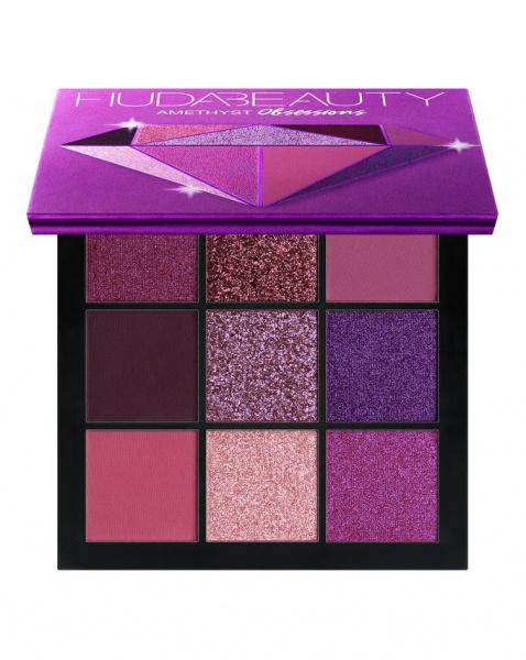 Палетка теней для век Huda Beauty Amethyst Obsessions Palette