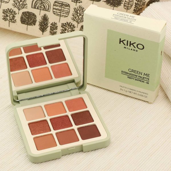 Тени KIKO Milano Green Me Eyeshadow Palette Feisty Saffron 102